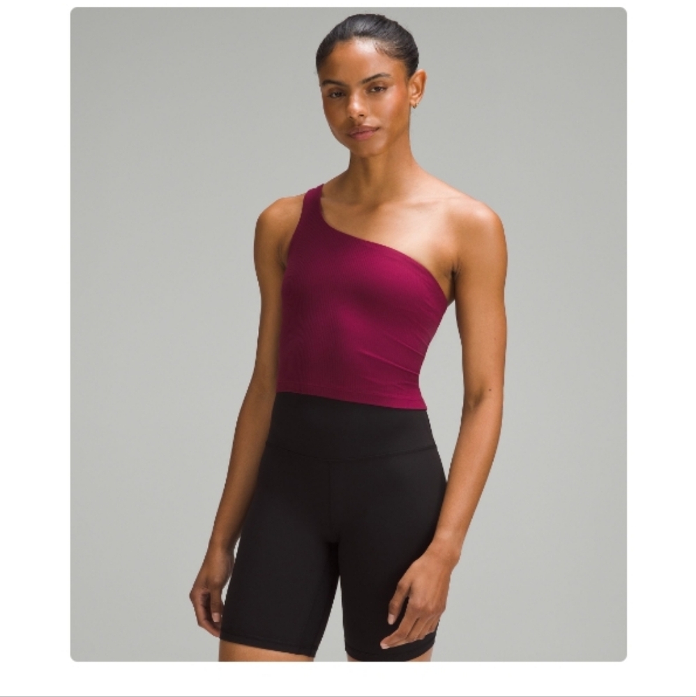Lulu Lemon Ribbed Nulu Asymmetrical Yoga Tank